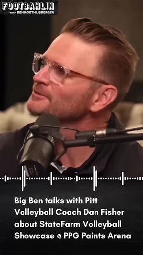 🏐🎙️ On the latest Footbahlin’ with Ben Roethlisberger, Coach Dan Fisher of Pitt Volleyball joined to talk about bringing their game to a whole new stage — the State Farm Volleyball Showcase at PPG Paints Arena this Labor Day Weekend! Don’t miss your chance to see some of the nation’s best programs battle it out right here in the 412. Get your tickets today! 🎟️ | PPG Paints Arena