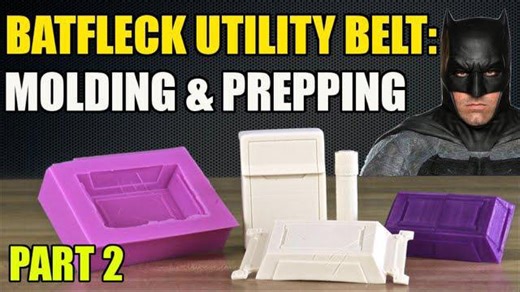 Batfleck Utility Belt- Part 2: Molding & Prepping!