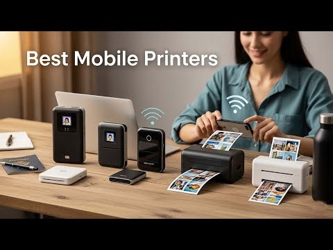 TOP 5 Best Mobile Printers 2025 | Small mobile printer for laptop