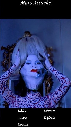 Mars Attacks! (1996) – Alien Disguised as Woman Prepares for Assassination