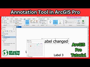 How to Use the Annotation Tool in ArcGIS Pro || Beginner's Guide