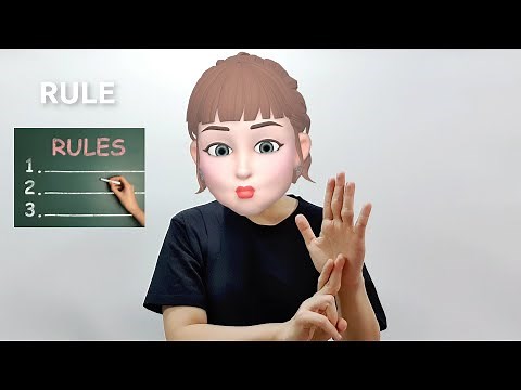 American Sign Language (ASL) Lesson: Rule