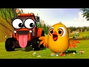 El Pollito Loco y el Tractor Bailarín 😂