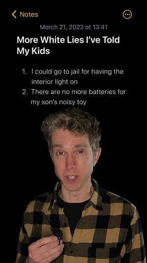 Parenting White Lies Exposed: The Funny Truth