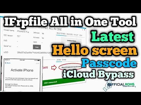 Comment Bypasser icloud gratuitement avec IfrpFile Aio 2023