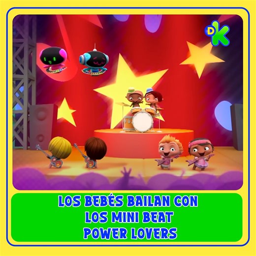 141K views · 2.1K reactions | Los bebés disfrutan de la música con la banda tributo Mini Beat Power Lovers, que revive el espíritu del rock para los más pequeños  #MiniBeatPowerRockers | Discovery Kids Latinoamérica | Facebook