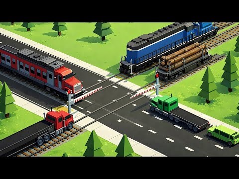 🚦 Railroad Crossing Mania – Ultimate Crossing Test | Gameplay #39