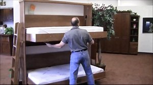 Fold Down Bunk Beds! ↘ Grab a DIY Woodwork Plan at ↙ www.TheWoodPlans.com/gift | Woodwork Projects