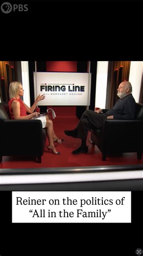 "We were seen by 40 to 45 million people every week," Rob Reiner said in 2019 of "All in the Family." "Everybody had that shared experience and they were talking about it the next day. But it didn't change the way America went." He added, "In order to get anything done, you really have to get under the hood in the nuts and bolts of public policy." Check out the interview on PBS, YouTube and wherever you get your podcasts. | Firing Line with Margaret Hoover