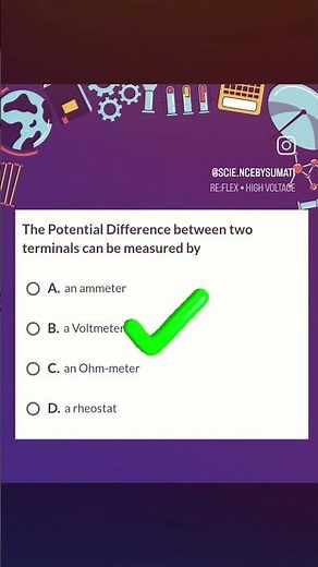 Potential difference #MCq#,Physics #sciencebysumati