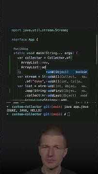 Creating A "Standalone" Collector #java #shorts #coding #airhacks
