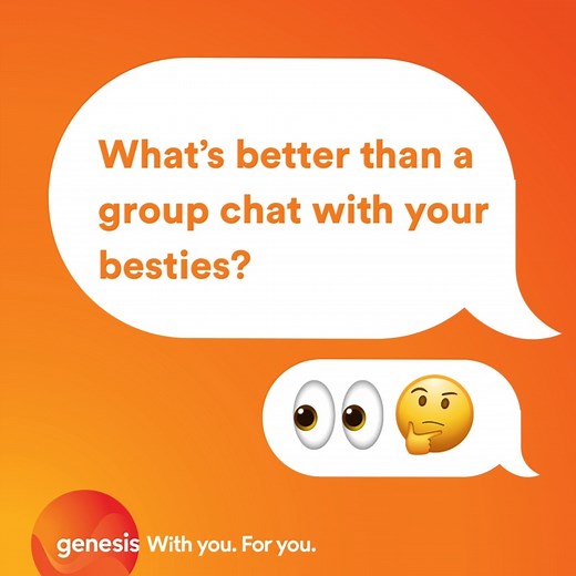 9.3K views · 54 reactions | Need to get in touch? From now until 19 December, every time you reach out to us via chat to talk about your account, you’re in the draw. We’re randomly picking two Genesis customers every day to win 25 free Power Shout hours ⚡ Slide into our chat — no awkward small talk required  You’ll spot the chat bubble down in the bottom right: https://bit.ly/45V3mN7 | Genesis | Facebook