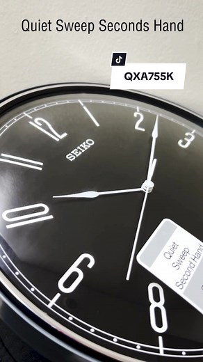 Seiko Wall Clock QXA755K: Modern Minimalist Style