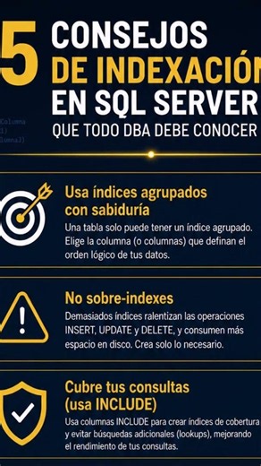 5 Consejos de Indexación en SQL Server que Todo DBA Debe Conocer