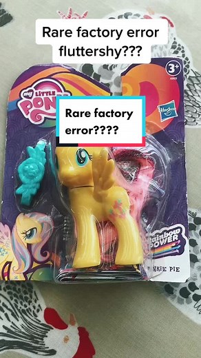 Rare Factory Error Fluttershy Toy | MLP Collector's Item
