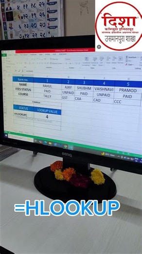 HOW TO APPLY HLOOKUP #excel #mstechtricks #microsoftoffice#hlookup#exceltutorial