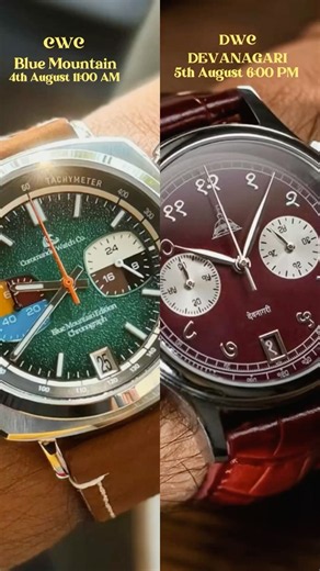 DWC Devanagari vs Coromandel Blue Mountain | Best Indian Microbrand Chronograph Under ₹10,000?