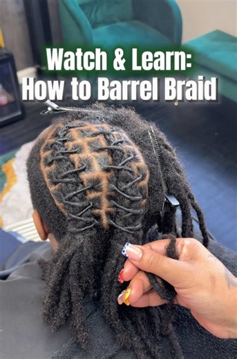 How to Create a Simple Barrel Braid