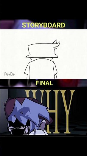 STORYBOARD VS FINAL | shucks x silly billy - Silly Shucky #fnf #shucks #sillybilly #animation #2025
