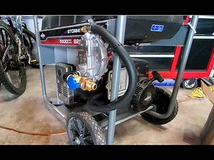 Century Fuel Products Tri fuel kit installed on Storm Responder 5500 generator.