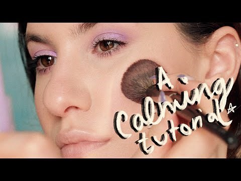 this makeup tutorial will make you feel calm 💜
