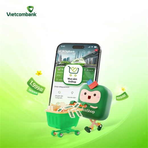 Mở VCB Digibank, Mua sắm VnShop là thấy quà🥳 🧧 Lì xì loạt deal hời từ 99.000 VND, tặng thêm 1.000 túi vải phiên bản giới hạn cho 1000 đơn hàng đầu tiên. Nhanh tay săn ưu đãi, rước quà về tay tại Mua sắm VnShop trên VCB Digibank! #VCBDigibank #Vietcombank #MuasamVnShop | Vietcombank