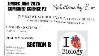 June 2025 Paper 2 Combined Science Section B Zimsec Education Science Exam Trending Vedio Mp3 & Mp4 Download