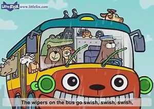 34K views · 550 reactions | The wheels on the bus go round & round song for kids without music | A B C English for kids | Facebook