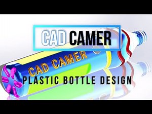 PART-1 : Bottle Design Start | Solidworks Tutorial - Revolve, Swept Cut,Project Curve | CAD CAMER