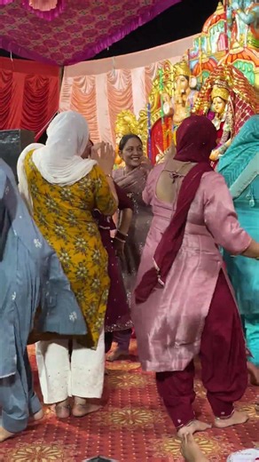 गुप्ती नवरात्रों में माँ का रात जगाई #वायरल_शॉट_वीडियो