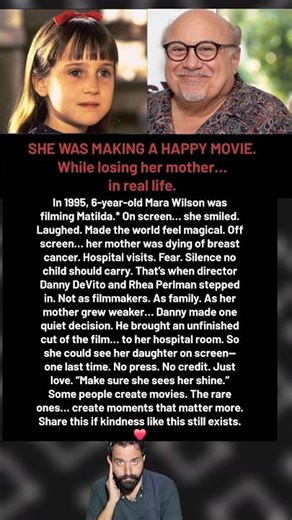 SHE WAS MAKING A HAPPY MOVIE.While losing her mother... in real life.