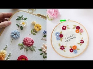 7 Beautiful Hand Embroidery Ideas // Learn Hand Embroidery with Simple Steps ✨