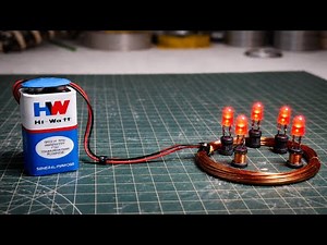 How to Make a Wireless LED Light at Home | Easy DIY Electronics Project (No Wires Needed!)