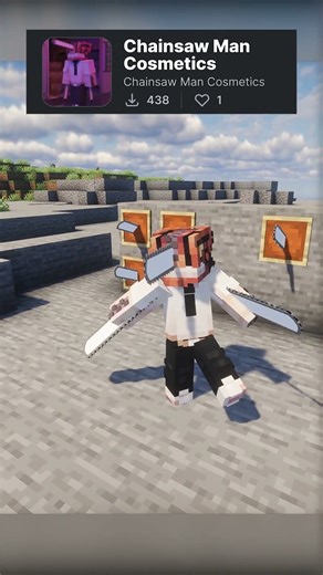 BEST Packs for Minecraft 38 #resourcepacks #shorts #minecrafthorror #chainsawman #hytale