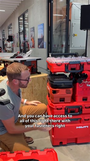 Travis Collins on Instagram: "This trolley is a fantastic design. Quickly swap ProKit job stacks with one trolley. @hiltinorthamerica & @hilti did a fantastic job with the ProKit design. Wait until you see what is coming in 2026. 3 different Drawers, half width, vacuums, wall mounting, and more. Break something? All parts for repair of a box are available and field serviceable by you with full warranty. #contractor #construction #electrician #plumber #toolbox"
