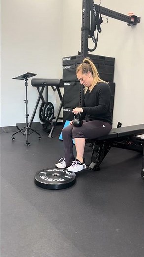 Soleus Raise - Weighted, Seated, Deficit