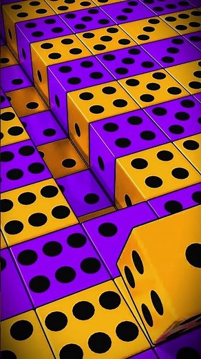 Endless Dice Roll Loop #asmr #satisfying #minecraft