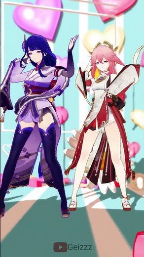 Raiden Yae Miko | 天天天国地獄国【Genshin Impact MMD】#genshinimpact #raidenshogun #yaemiko