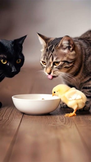 #DreamScreenAI Cats and Chick #asmr