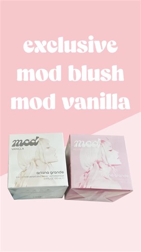 Ariana Grande Merch: Mod Vanilla   Mod Blush Collection