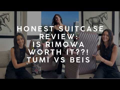 HONEST SUITCASE REVIEW: IS RIMOWA WORTH IT??! TUMI VS BEIS