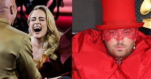 Adele y Sam Smith llegan a los Grammys 2023; juntos demuestran que no son la misma persona