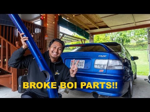 EBAY Rear Bumper Lip Install EM1 Civic!! Fitment Is Actually Not Bad??