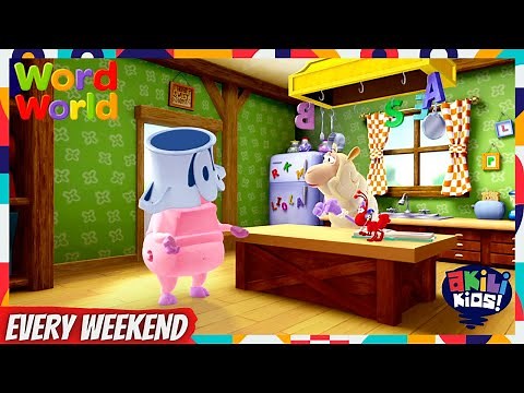 Word World | Stuck In A Pot | Akili Kids!