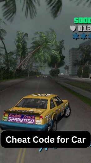 GTA Vice City - Cheat Code for Car