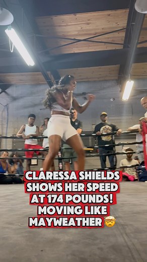 496K views · 7K reactions | Claressa Shields Shows her speed!  Shows she’s the fastest woman boxing! Shields work ethic is unmatched 勞 #boxing #boxingnews #ClaressaShields | Sayyid McKinney | Facebook