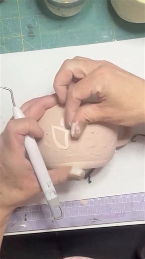 1.6K views · 14 reactions | This is my first try using a vinyl decal cut from my cricut. The plan is the glaze will leave a nice pattern after it comes out of the kiln. That’s if the glaze isn’t too runny. Fingers crossed 爛 #experiment #cricut #pottery #mugs #ceramics #lotus # | Michelle Potter Artist | Facebook