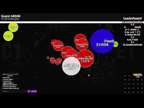 Split Run | Sigmally agario | Multibox || By Godos