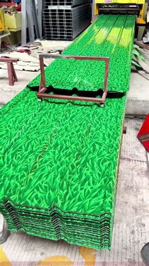 Sharing methods for stacking color steel panels neatly