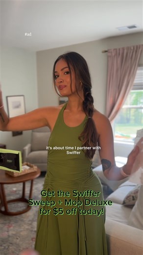 #Ad #SwifferPartner Get $5 off the NEW @Swiffer Sweep Mop Deluxe now at select retailers! Dust and dirt don’t stand a chance with this powerful 2-in-1 floor cleaner #cleanthatclicks #cleanwithme | Swiffer